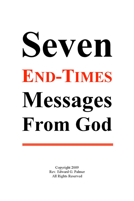 Seven End-Times Messages From God Book - Front Cover
