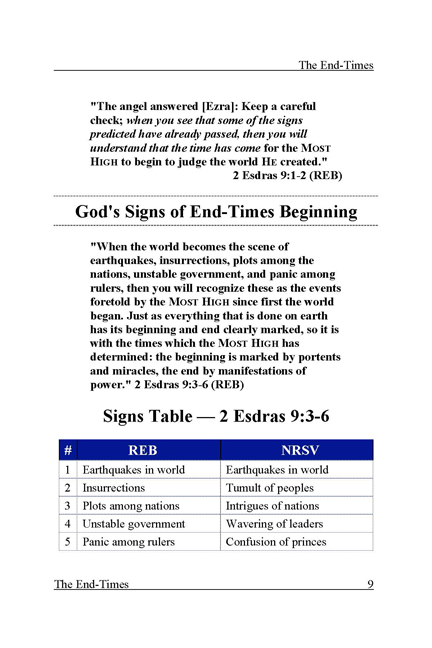 Seven End-Times Messages From God Book - Page 9